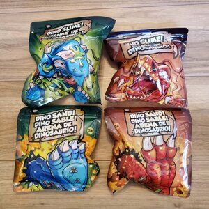 New ZURU SMASHERS Dino Island lot Sand and Slime